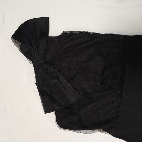 Ladies Express One Shoulder Sleeveless Black Dress  Side Zip & Split Size 2 NWT - Picture 14 of 16